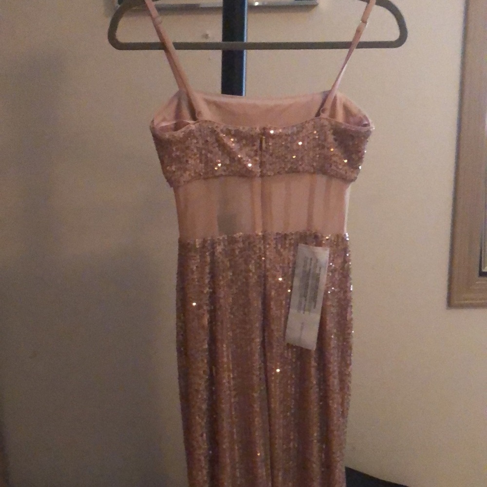 BCBMaxAzria Corset Sequin dress size XS New - Picture 4 of 10